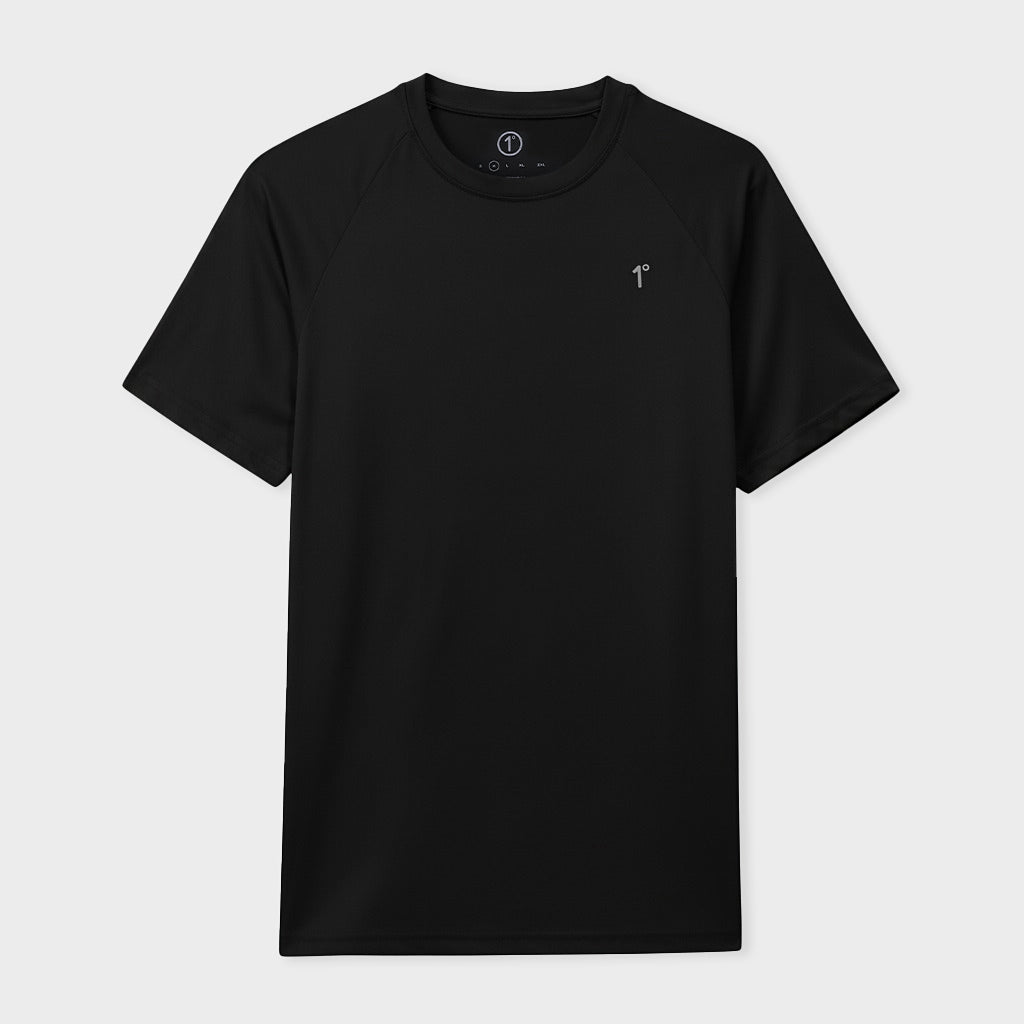 Black One Degree Ultra Light Performance Tee