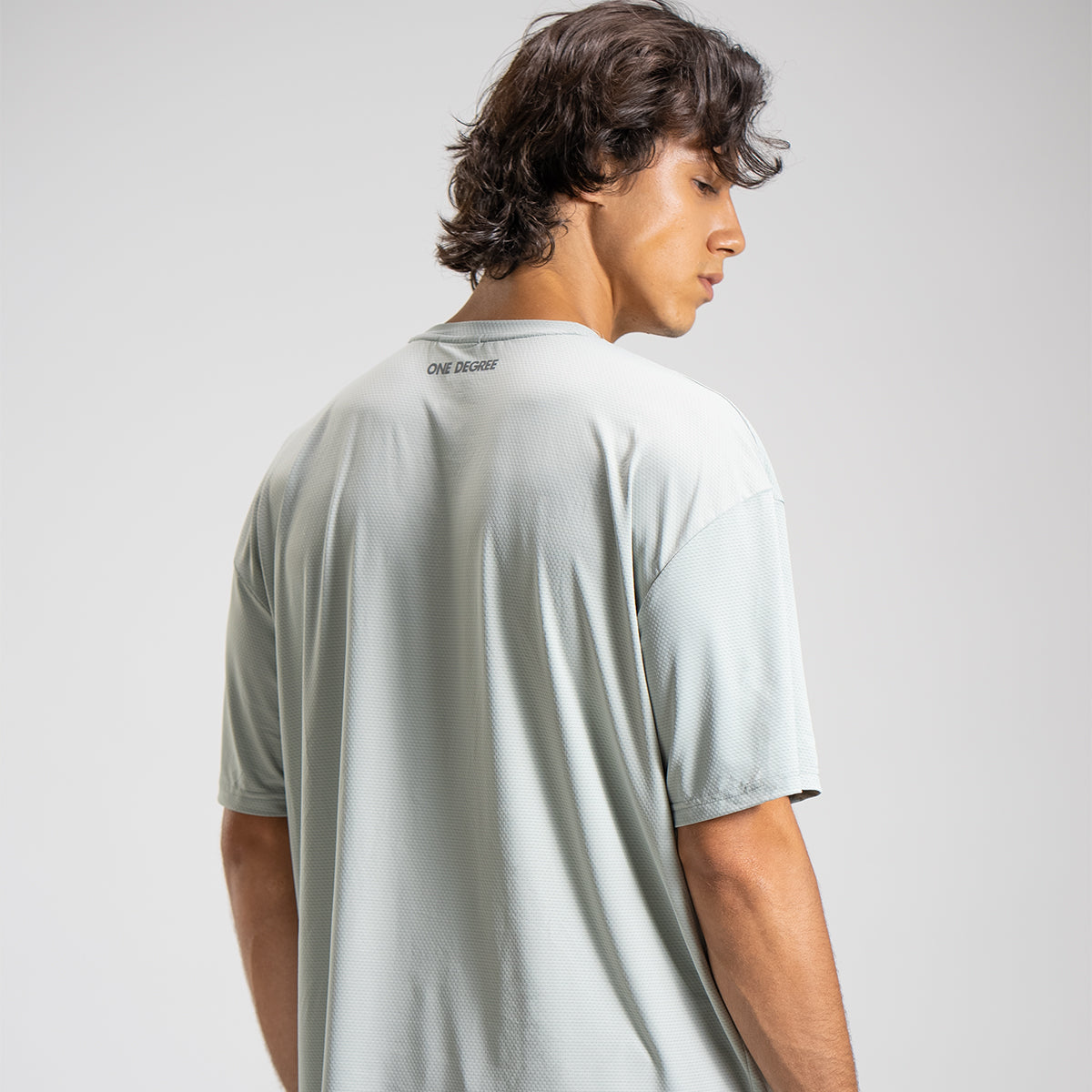 Grey Ultra light performance Mesh tee