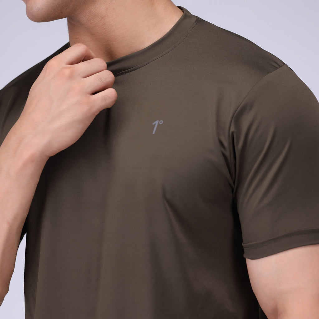 Olive One Degree Performance Tee