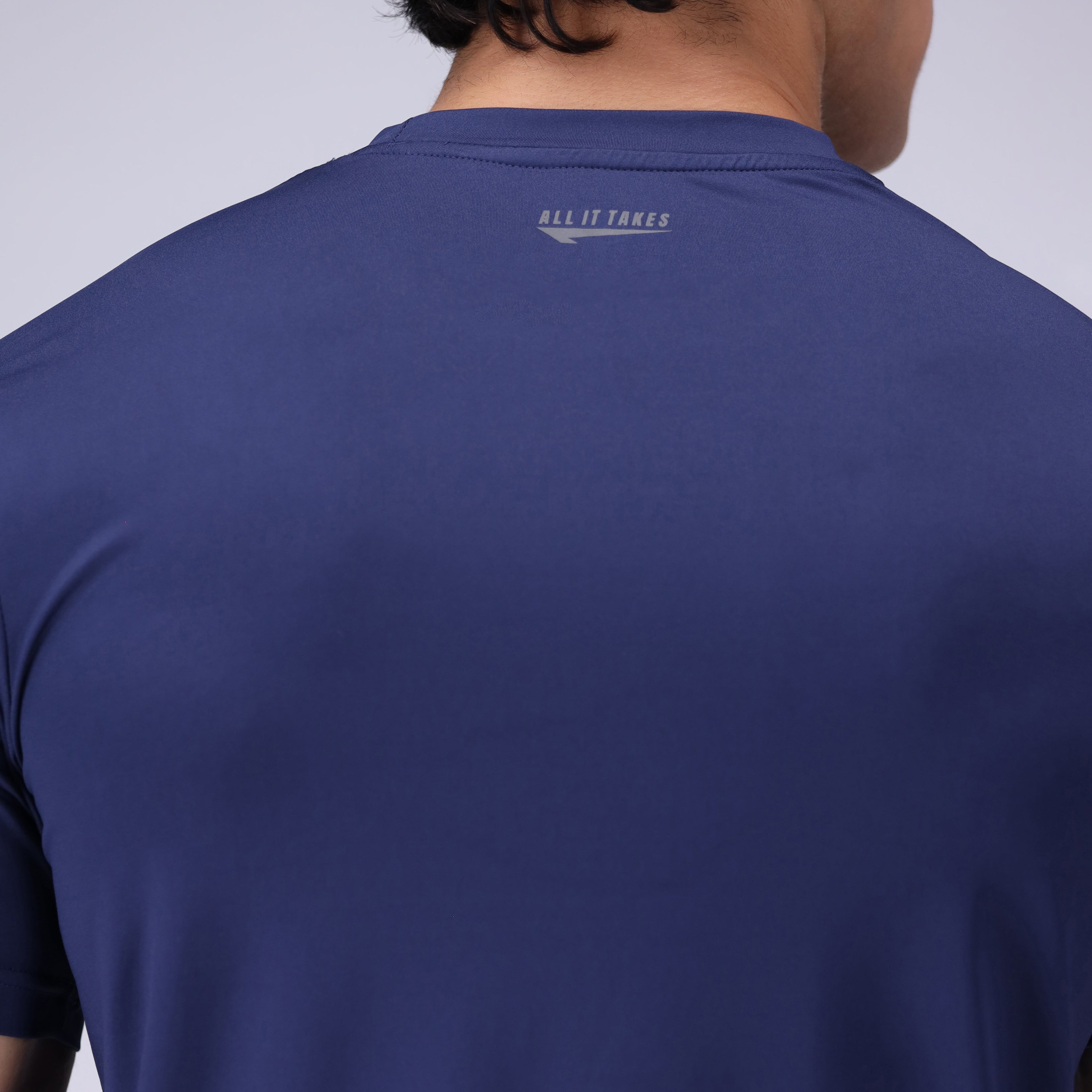 Navy One Degree Performance Tee