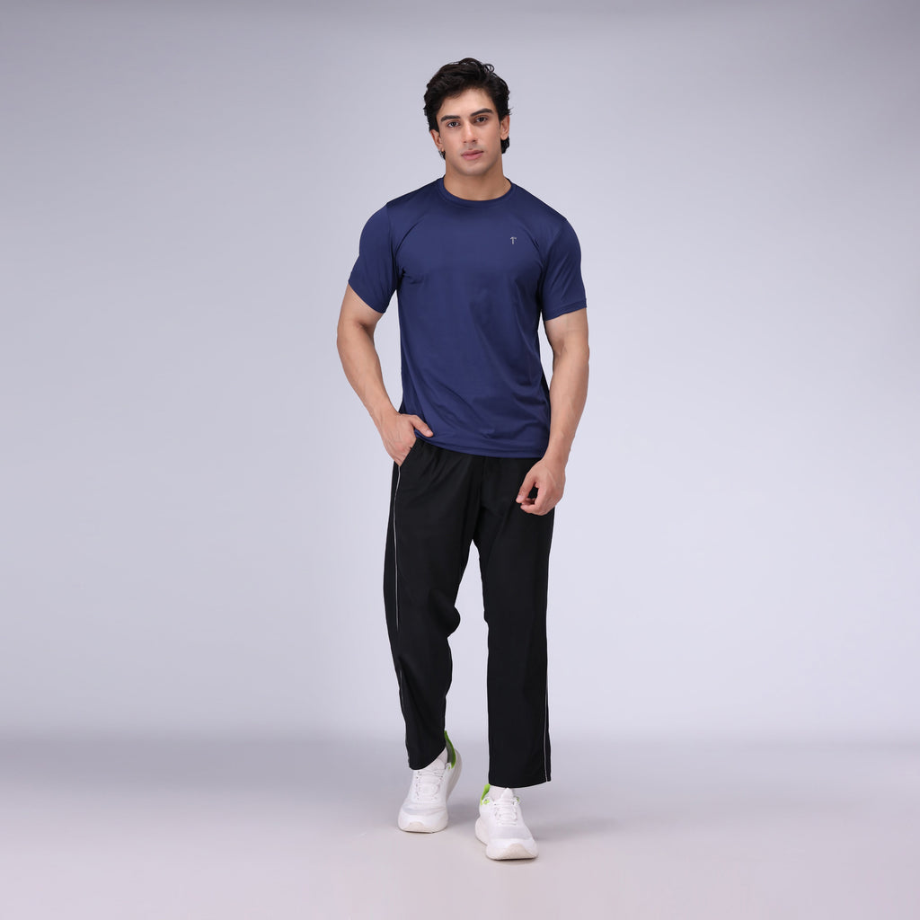 Navy One Degree Performance Tee