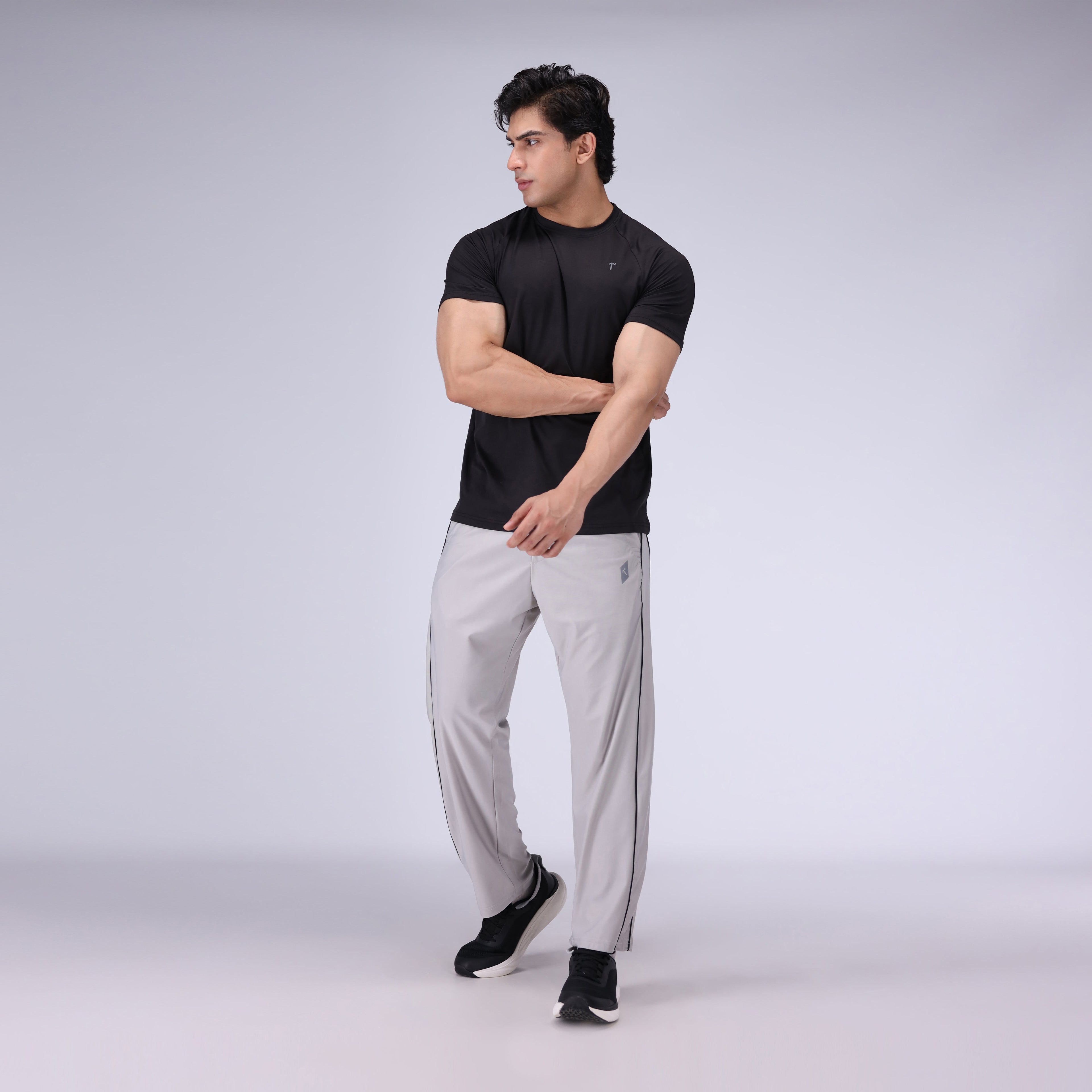 Black One Degree Ultra Light Performance Tee