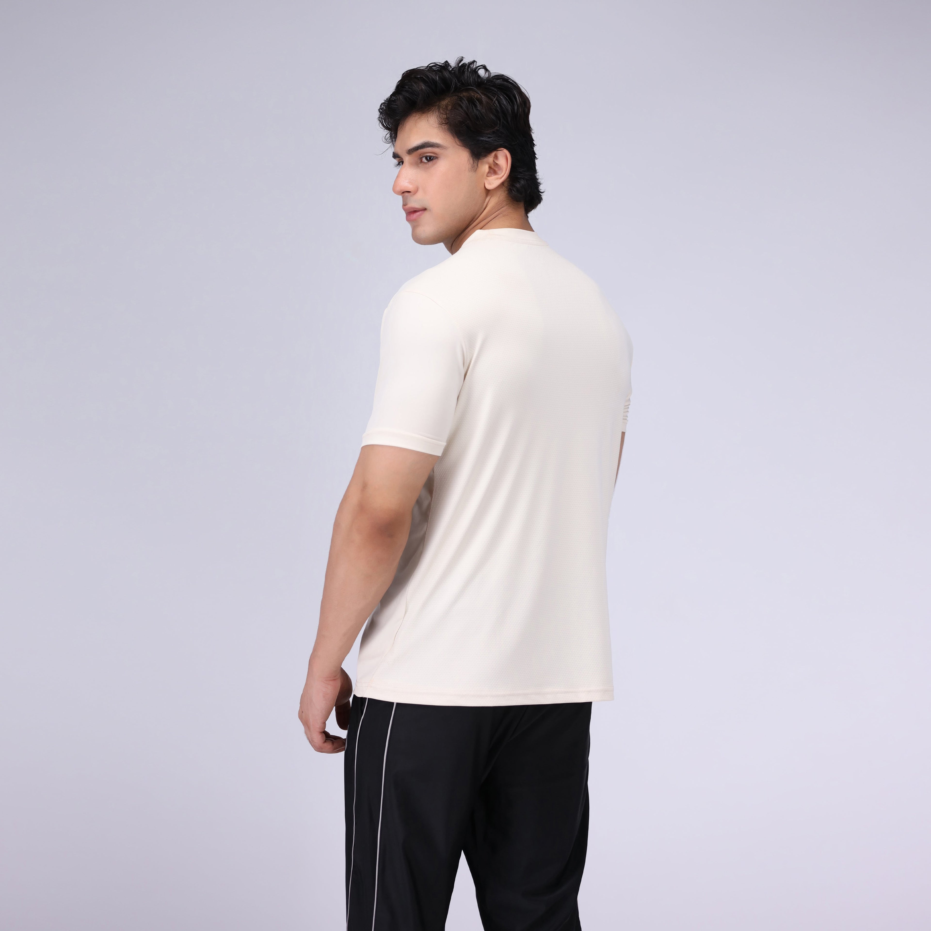 Off White One Degree Tee With Contrast Mesh