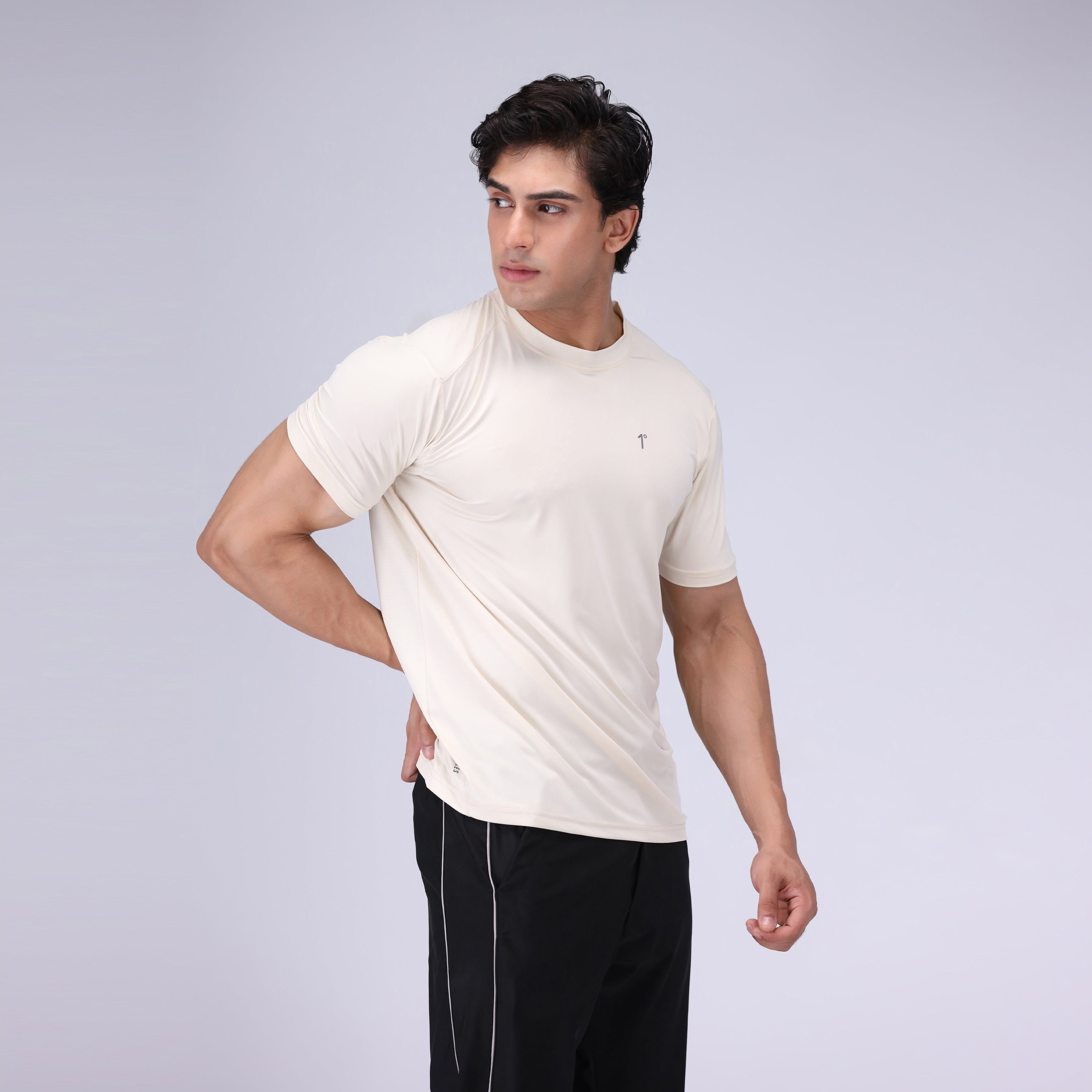 Off White One Degree Tee With Contrast Mesh