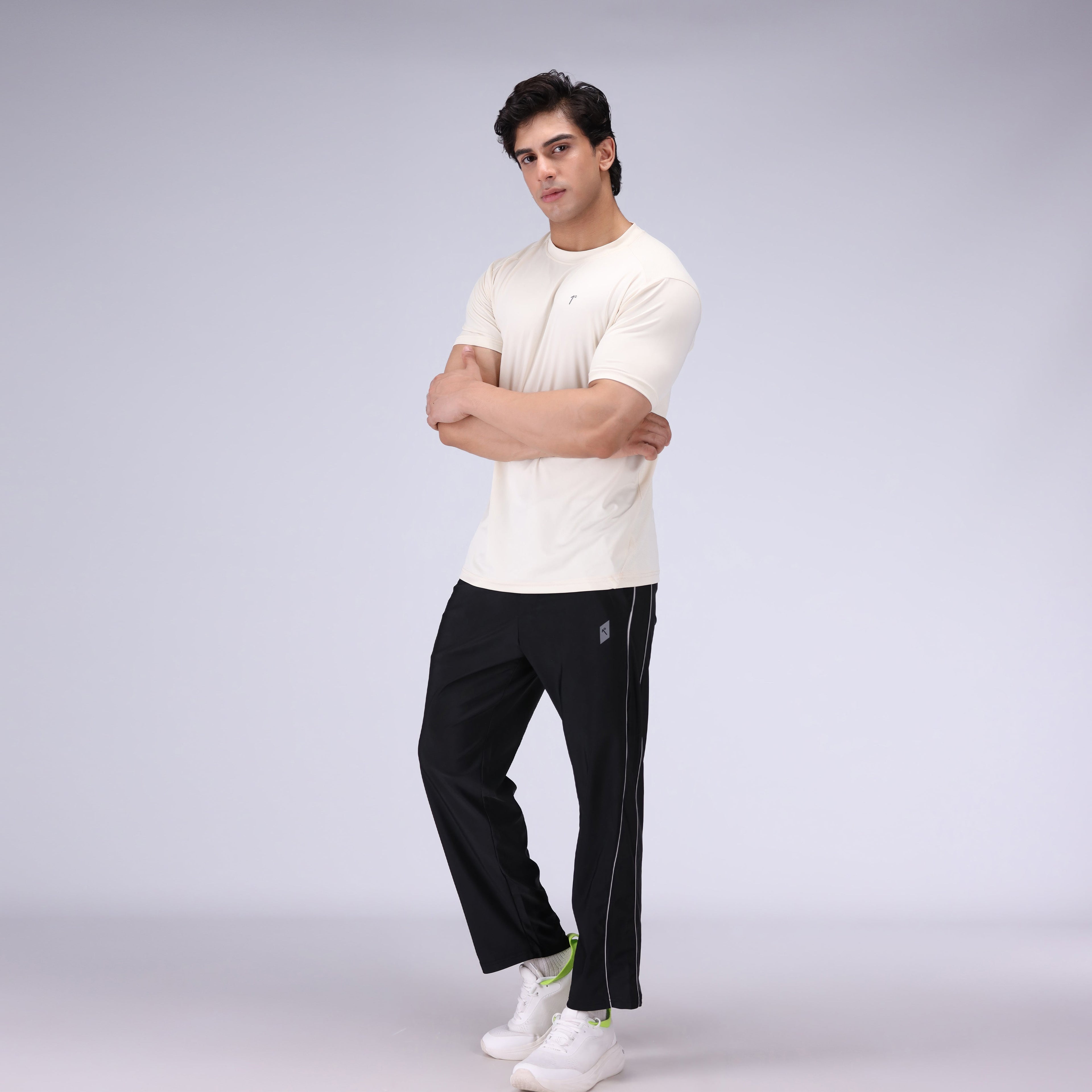 Off White One Degree Tee With Contrast Mesh