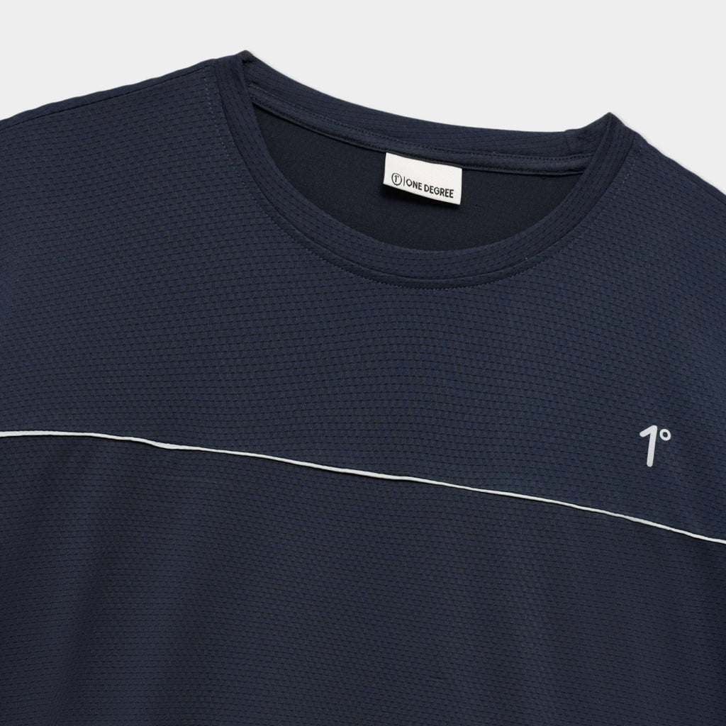 Navy Ultra light performance Mesh tee