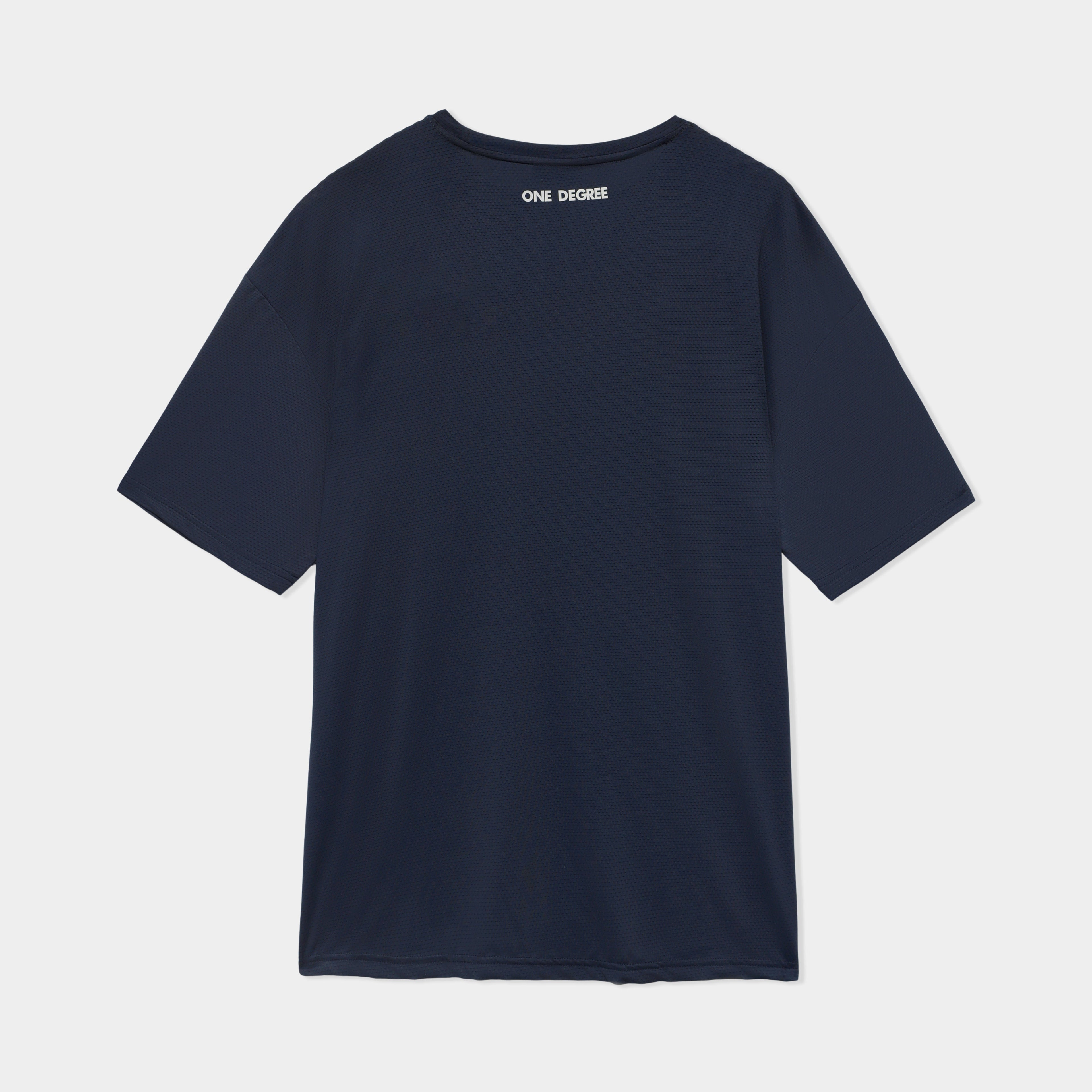 Navy Ultra light performance Mesh tee