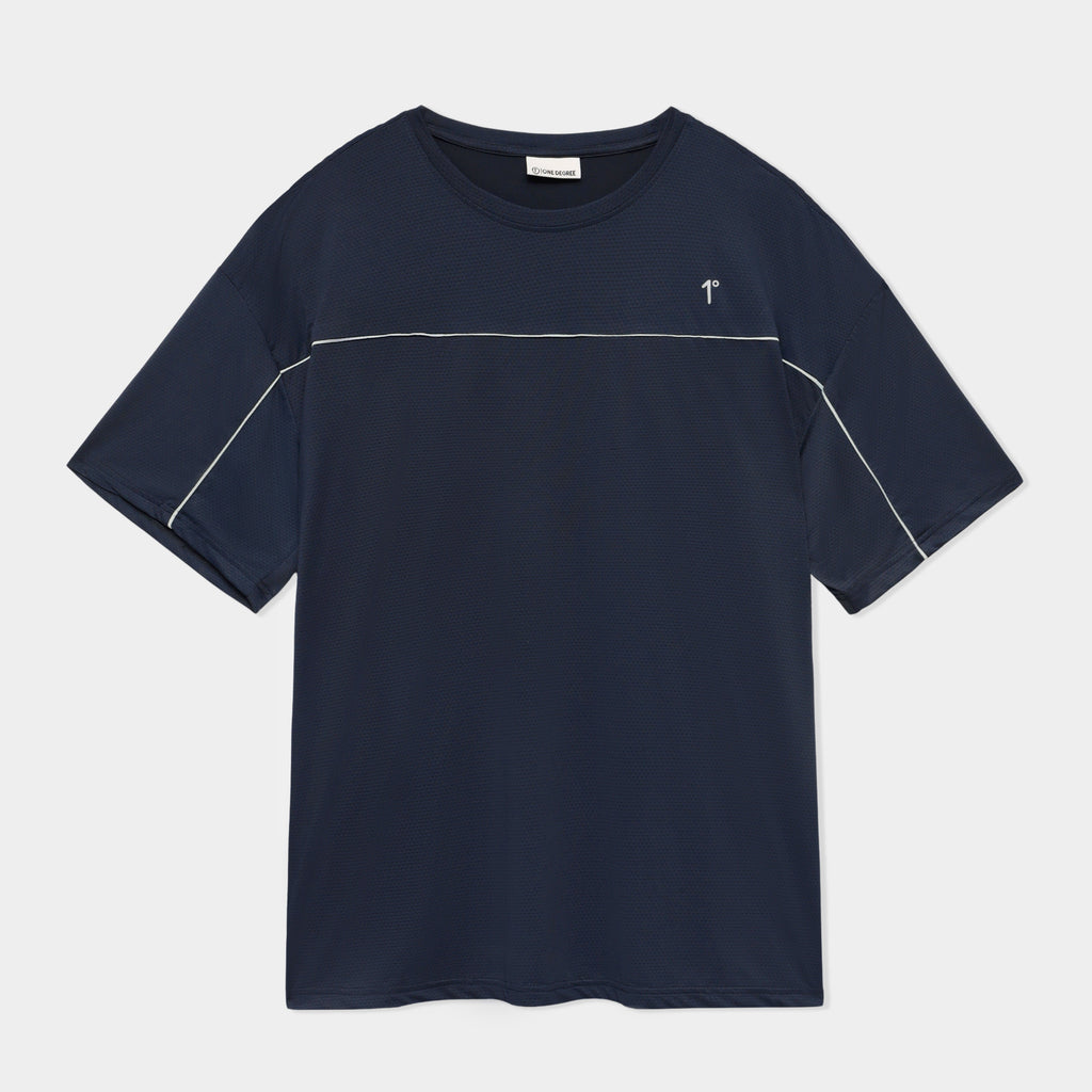 Navy Ultra light performance Mesh tee