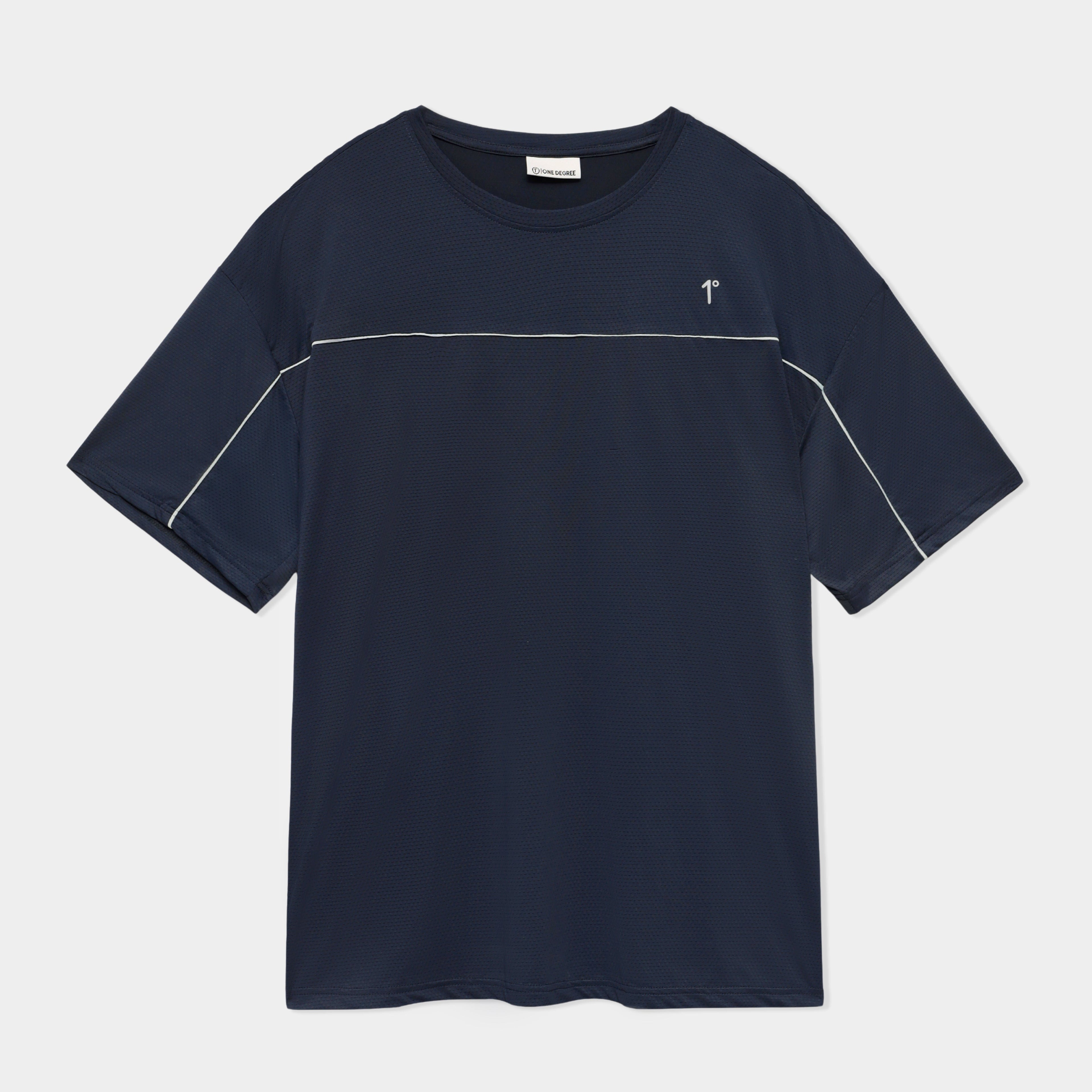 Navy Ultra light performance Mesh tee