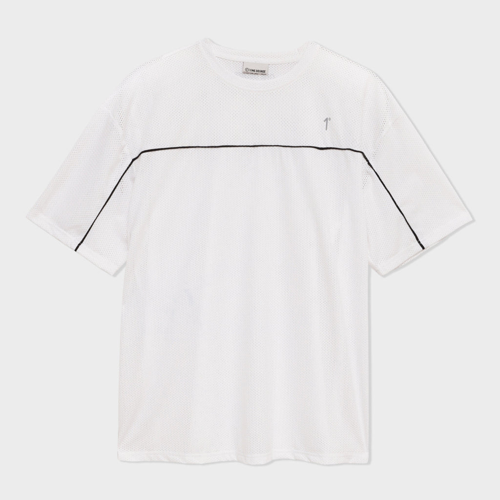 White Ultra light performance Mesh tee