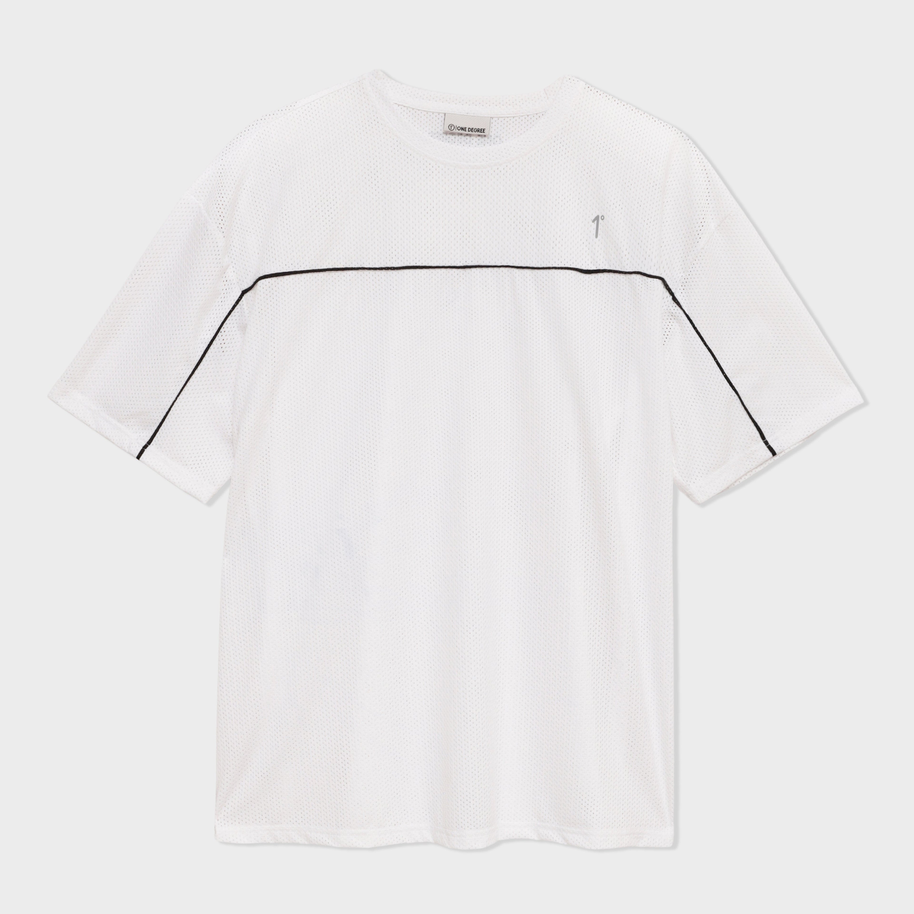 White Ultra light performance Mesh tee