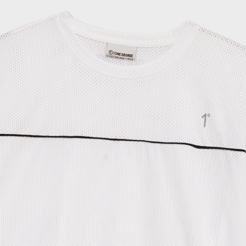 White Ultra light performance Mesh tee