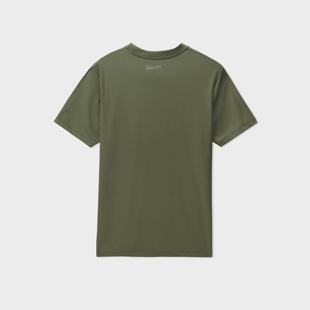 Olive One Degree Performance Tee