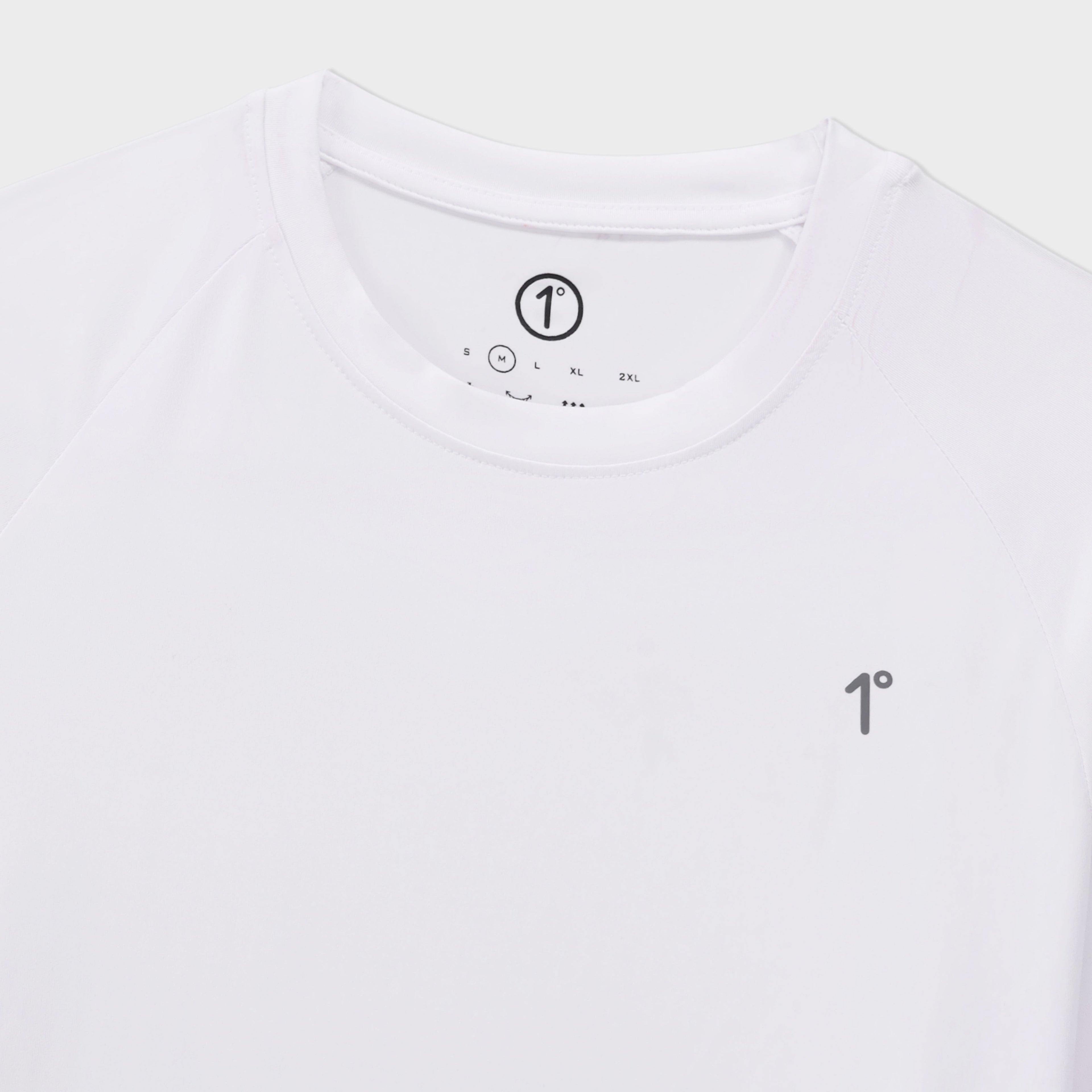 White One Degree Ultra Light Performance Tee