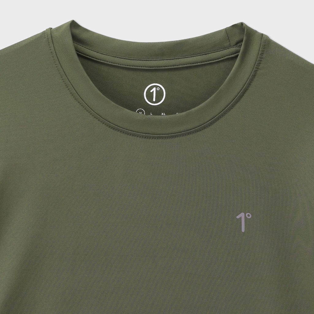 Olive One Degree Performance Tee