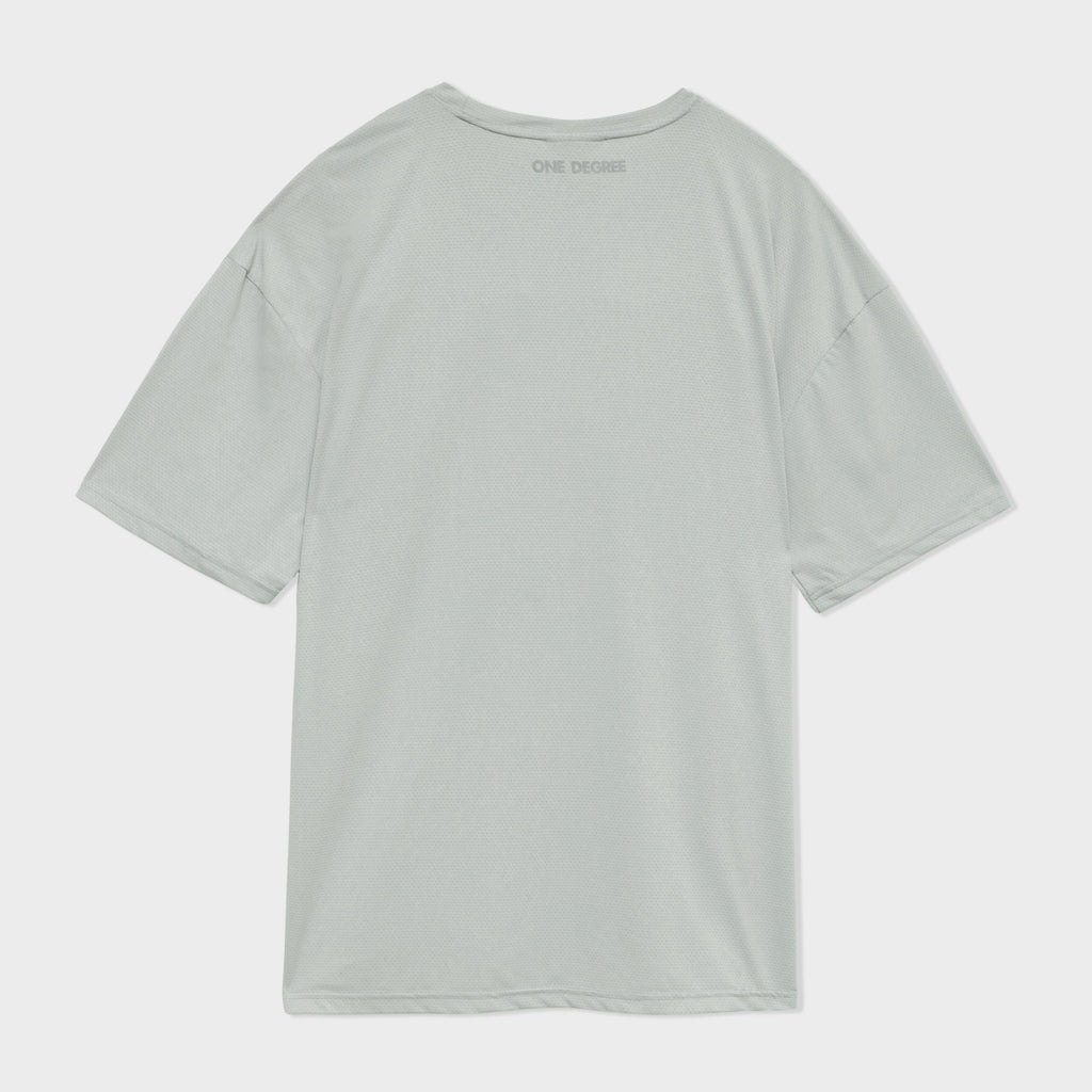 Grey Ultra light performance Mesh tee