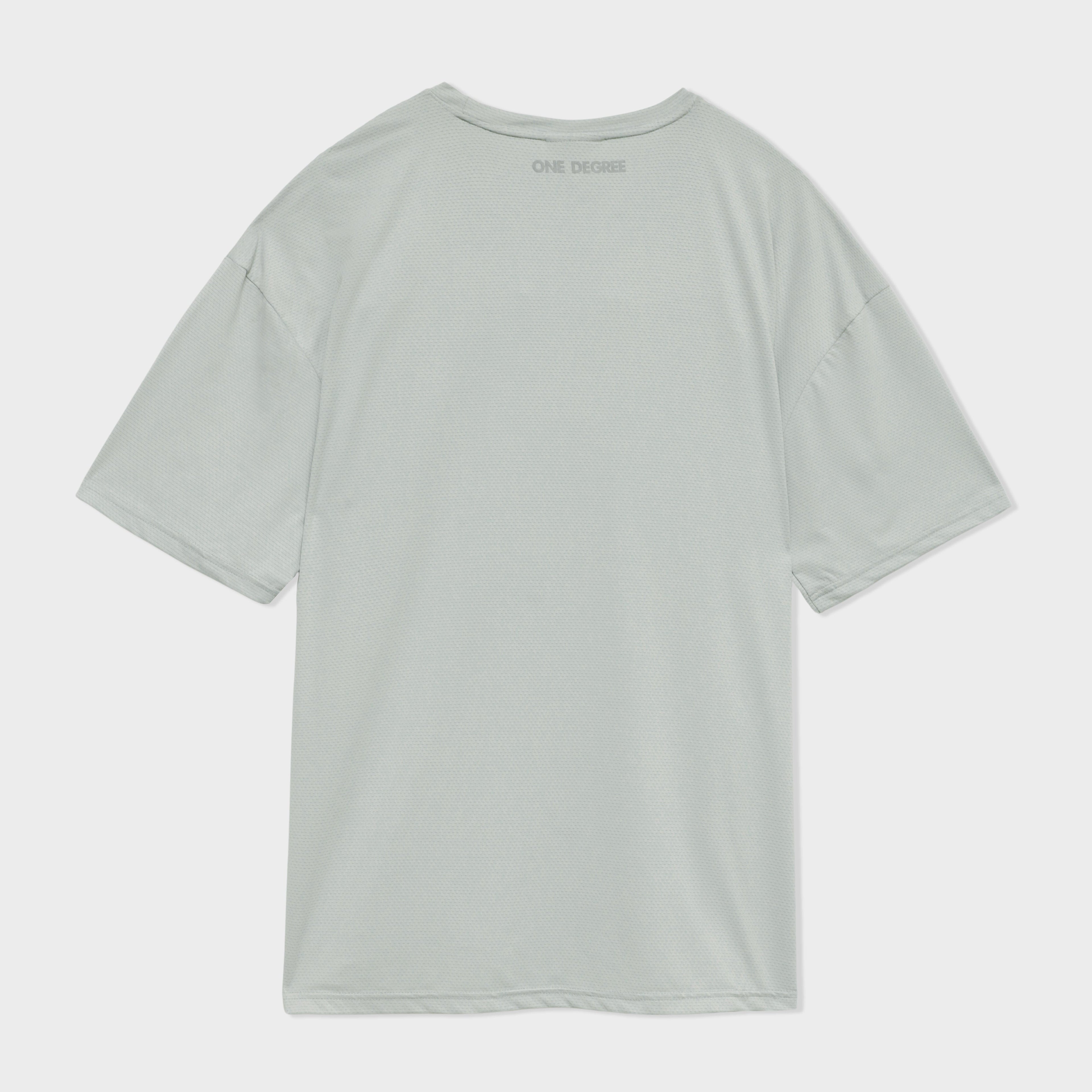 Grey Ultra light performance Mesh tee