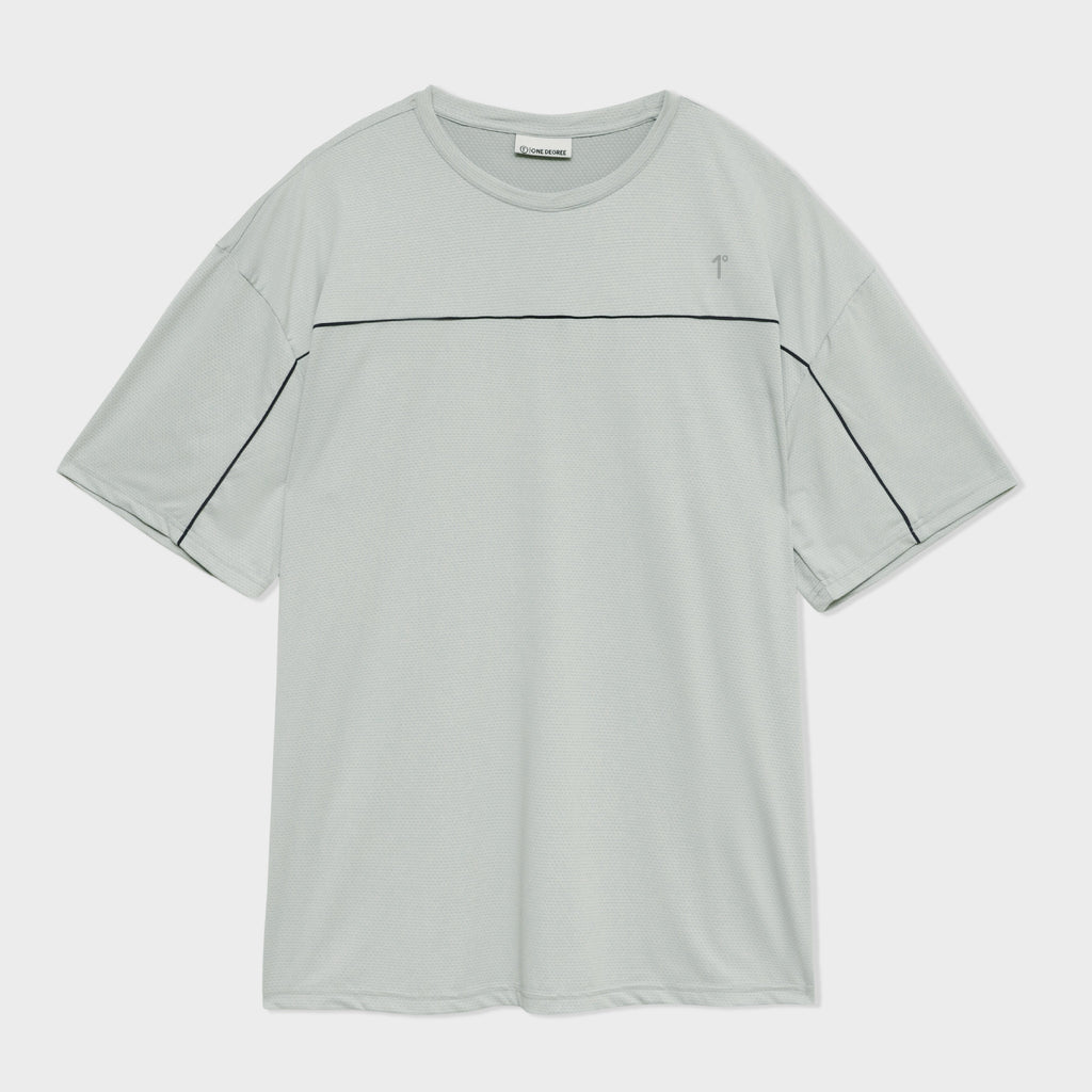 Grey Ultra light performance Mesh tee