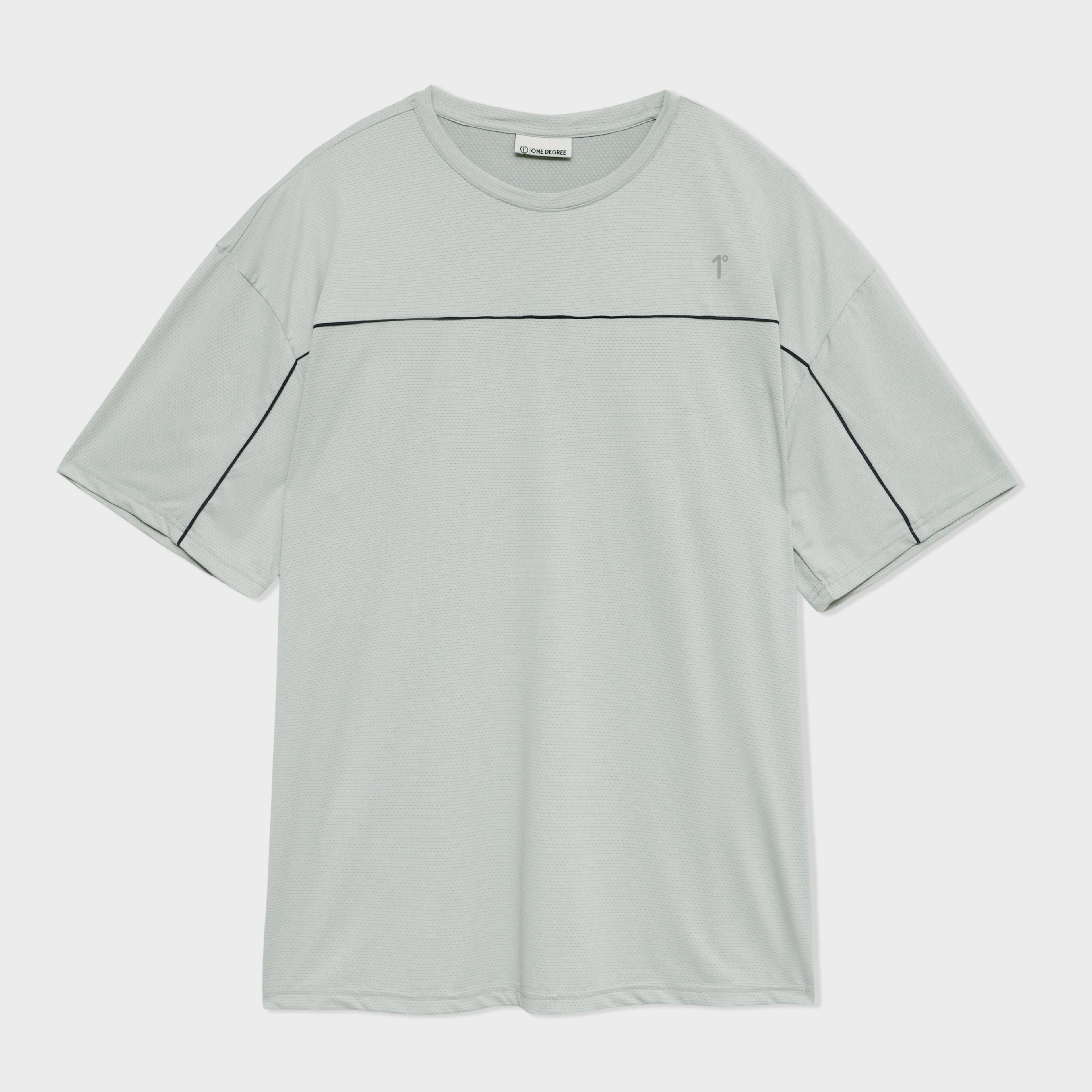Grey Ultra light performance Mesh tee