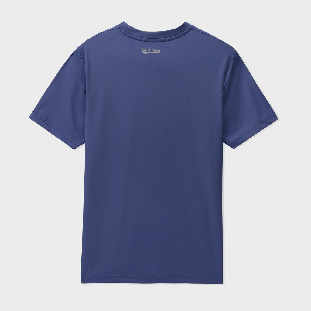 Navy One Degree Performance Tee