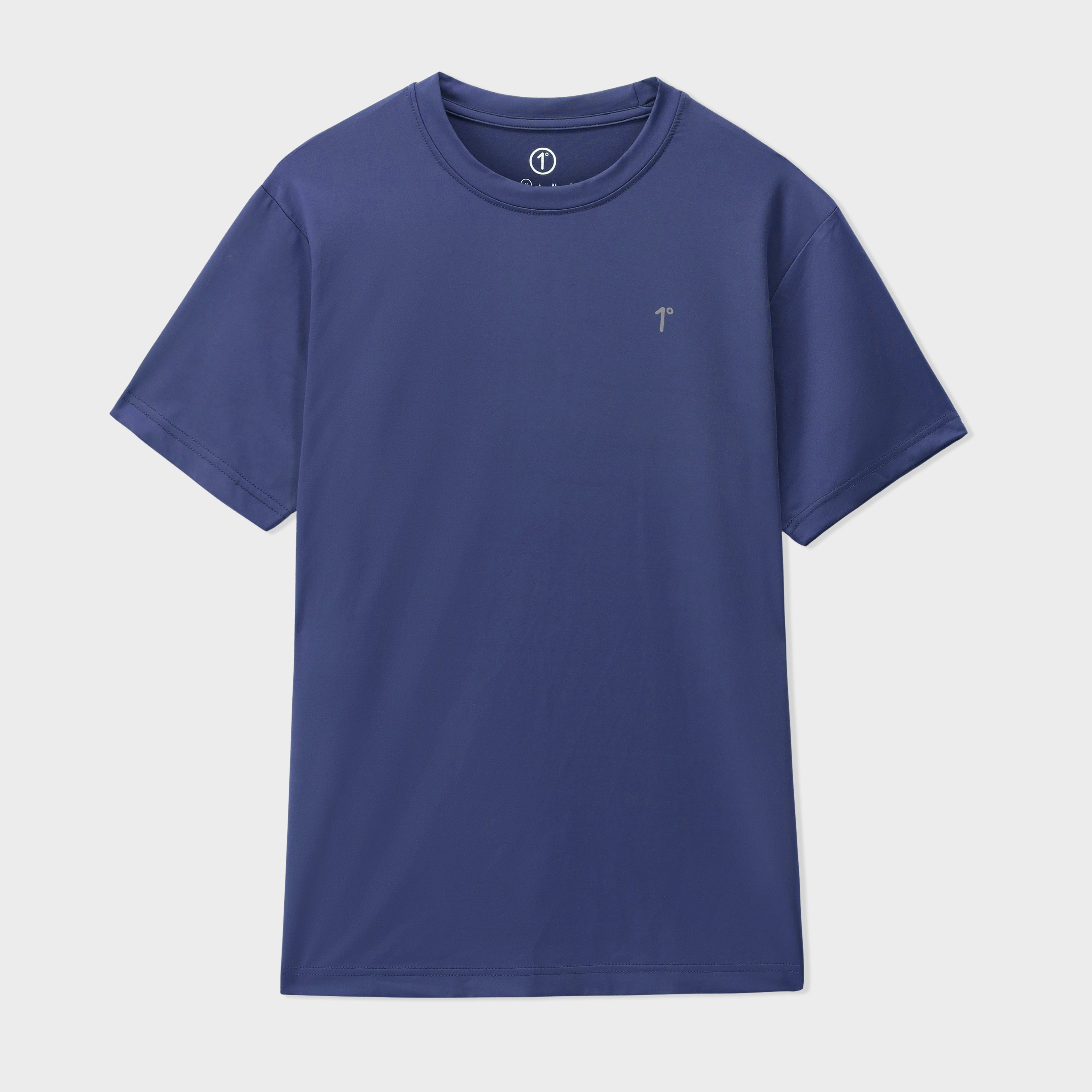 Navy One Degree Performance Tee
