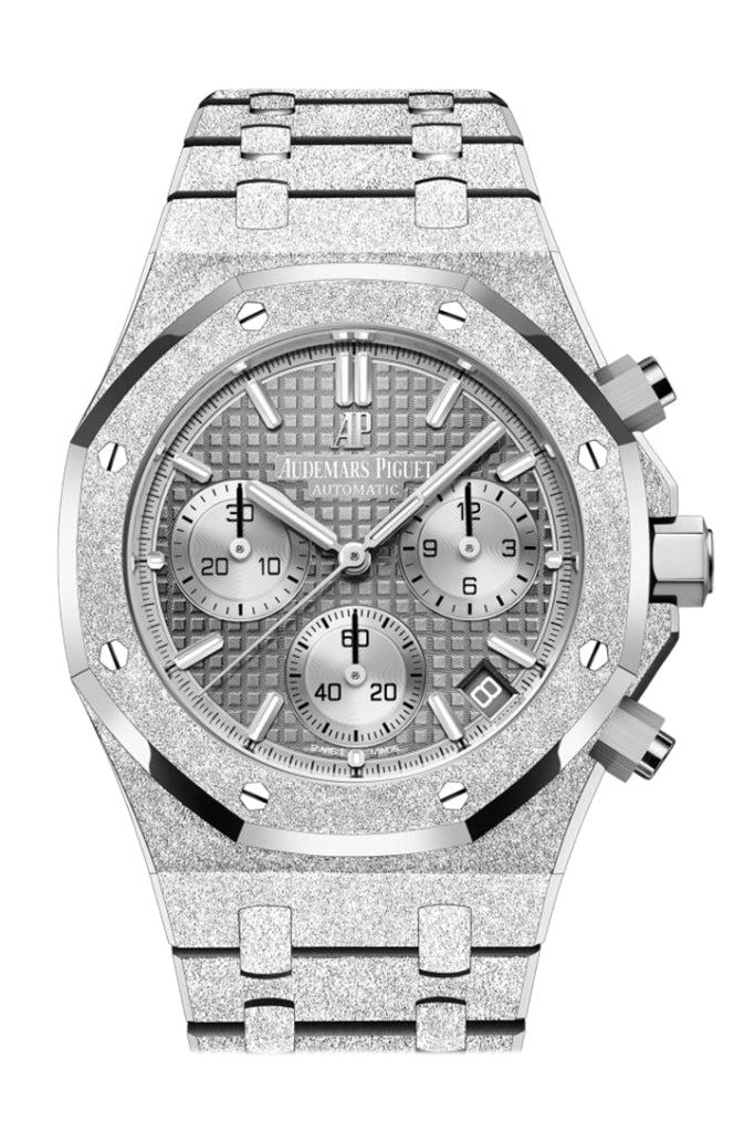 Audemars Piguet Royal Oak 41 Chronograph Grey Dial White Gold Frosted Gold 26239BC.GG.1224BC.01 DCM