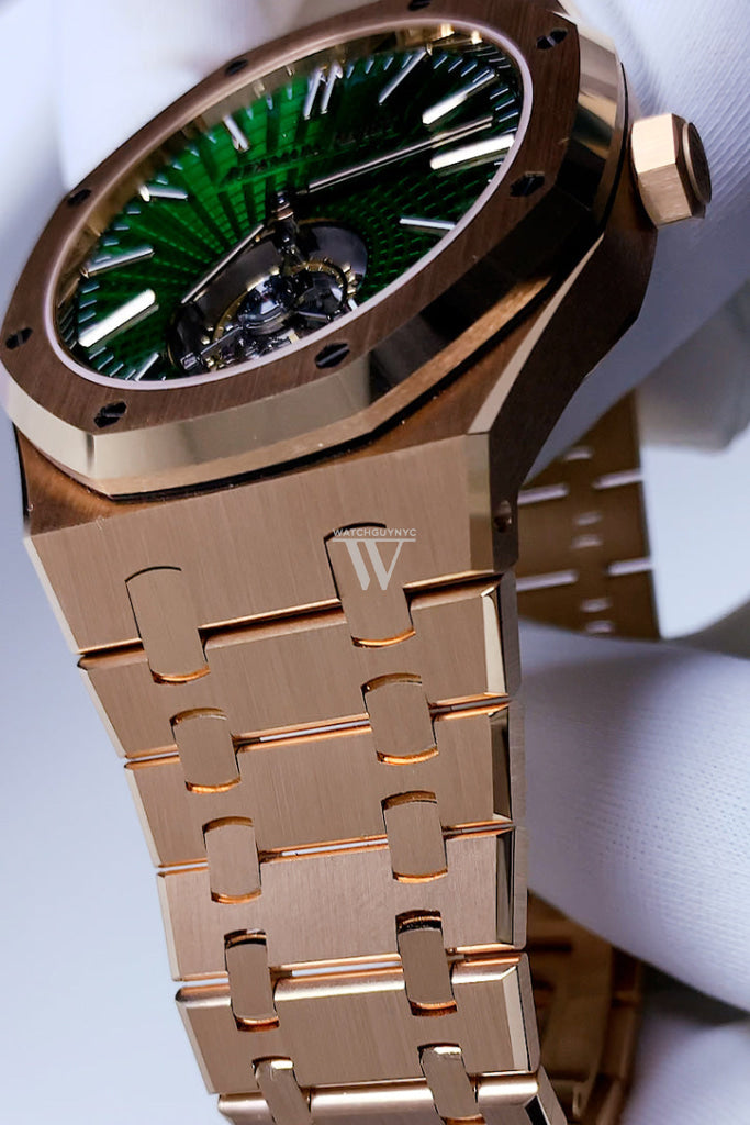 Audemars Piguet Royal Oak 41 Flying Tourbillon Rose Gold Green Dial 26533OR.OO.1220OR.01 DCM