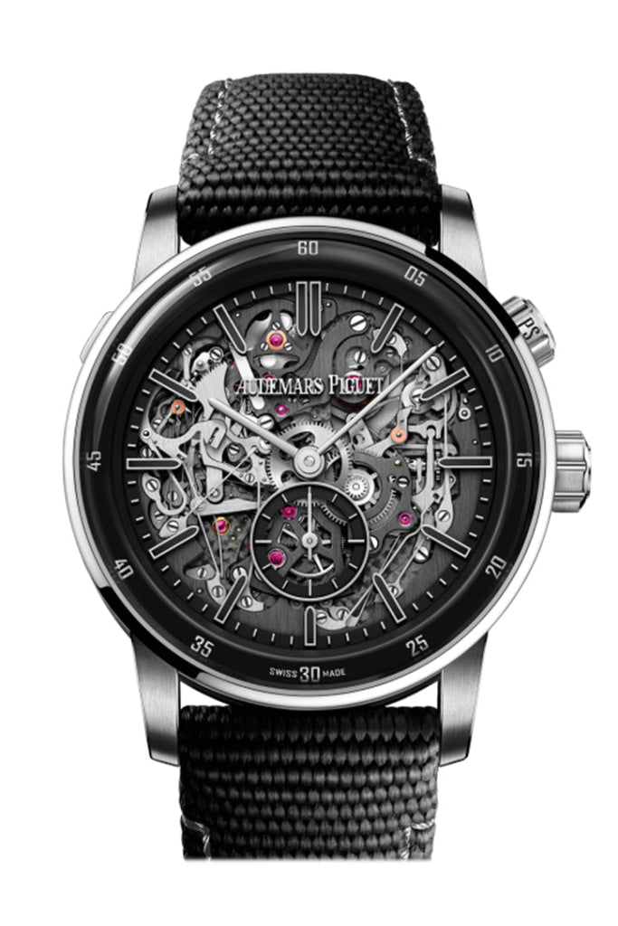 Audemars Piguet CODE 11.59 Sapphire Dial Black Ceramic Watch 26397NB.OO.D002KB.01