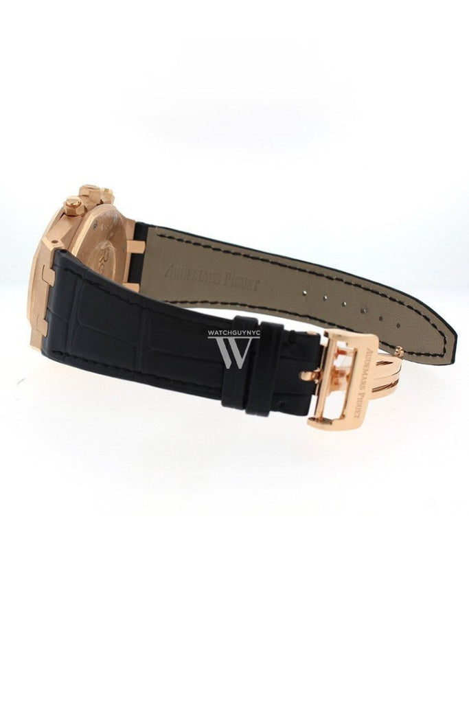 Audemars Piguet Royal Oak Chronograph 41Mm Pink Gold Blak Dial Watch 26320Or.oo.d002Cr.01