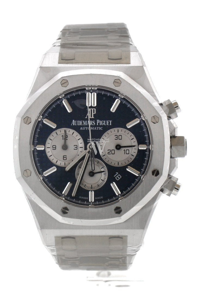 Audemars Piguet Royal Oak Chronograph 41Mm Blue Dial Stainless Steel Watch 26331St.oo.1220St.01