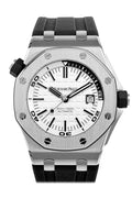 Audemars Piguet Royal Oak Offshore Silver Dial Steel Black Rubber Mens Watch 15710St.oo.a002Ca.02 /