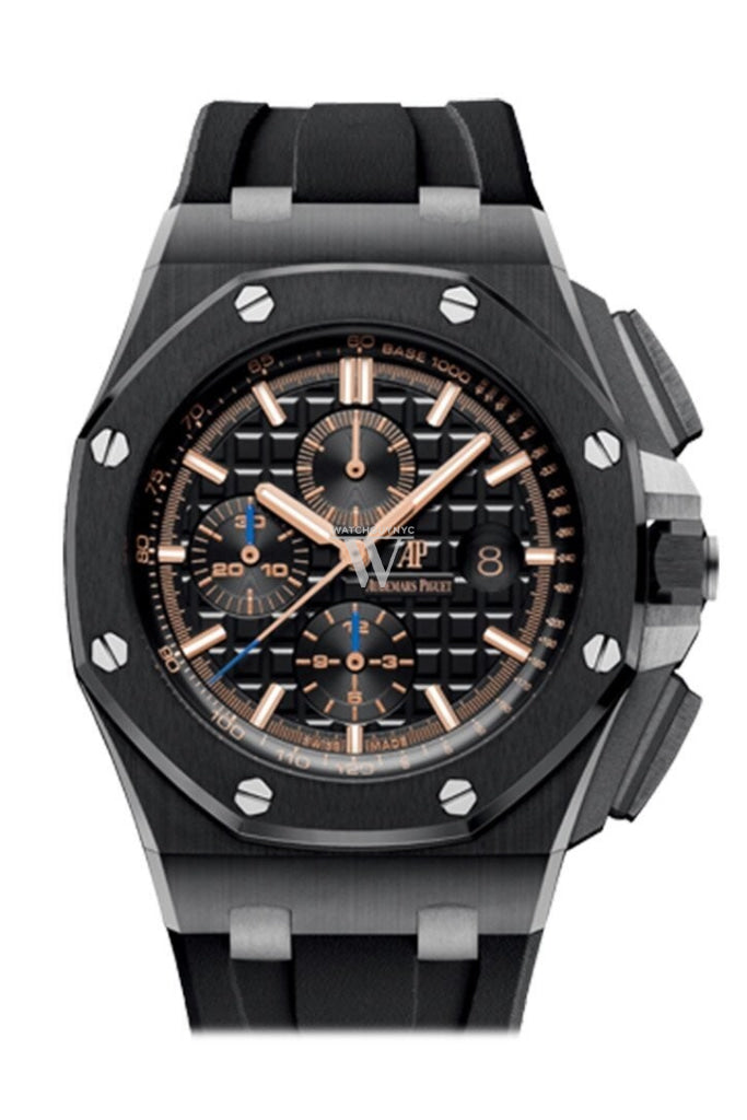 Audemars Piguet Royal Oak Offshore Black Chronograph Dial Ceramic Watch 26405Ce.oo.a002Ca.02