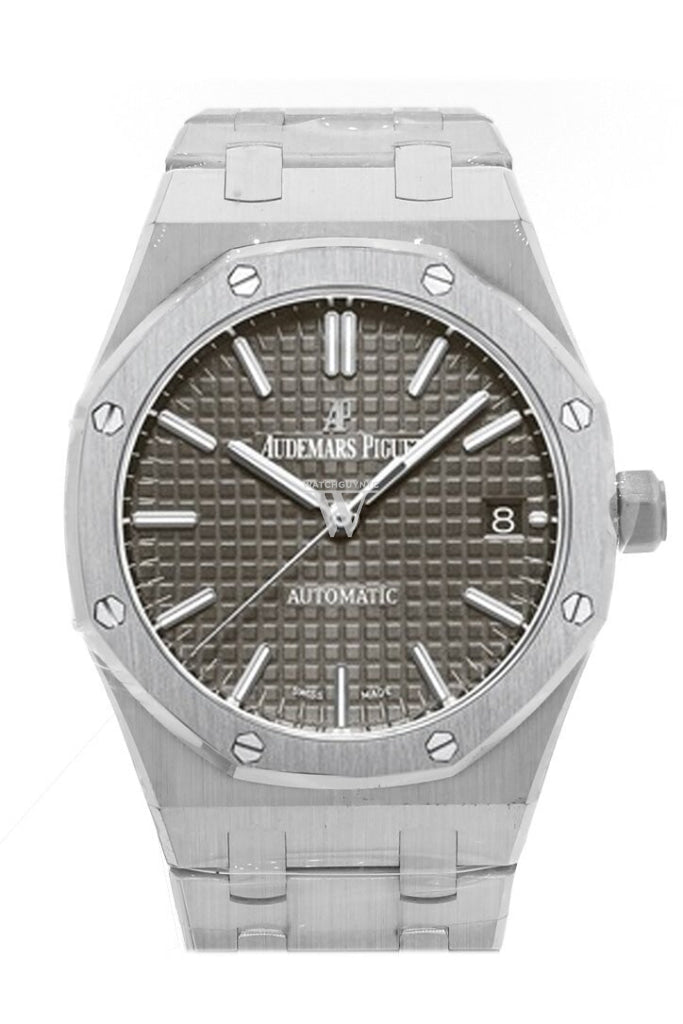 Audemars Piguet Royal Oak 37Mm Grey Ruthenium Dial Automatic Watch 15450St.oo.1256St.02