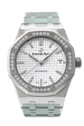 Audemars Piguet Royal Oak 37Mm Rhodium-Toned Diamond Dial Titanium 15453Ip.zz.1256Ip.01 Rhodium