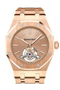 Audemars Piguet Royal Oak 41Mm Pink Gold-Toned Dial 18K Gold Mens Watch 26515Or.oo.1220Or.01
