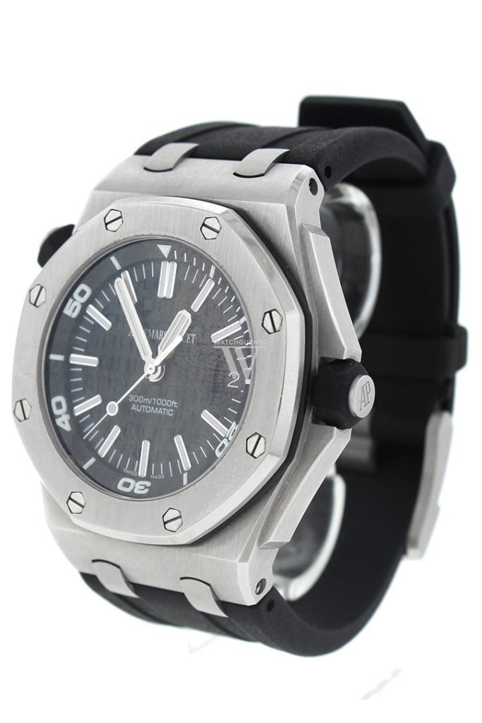 Audemars Piguet Royal Oak Offshore Diver Black Dial Automatic Mens Watch 15703St.oo.a002Ca.01