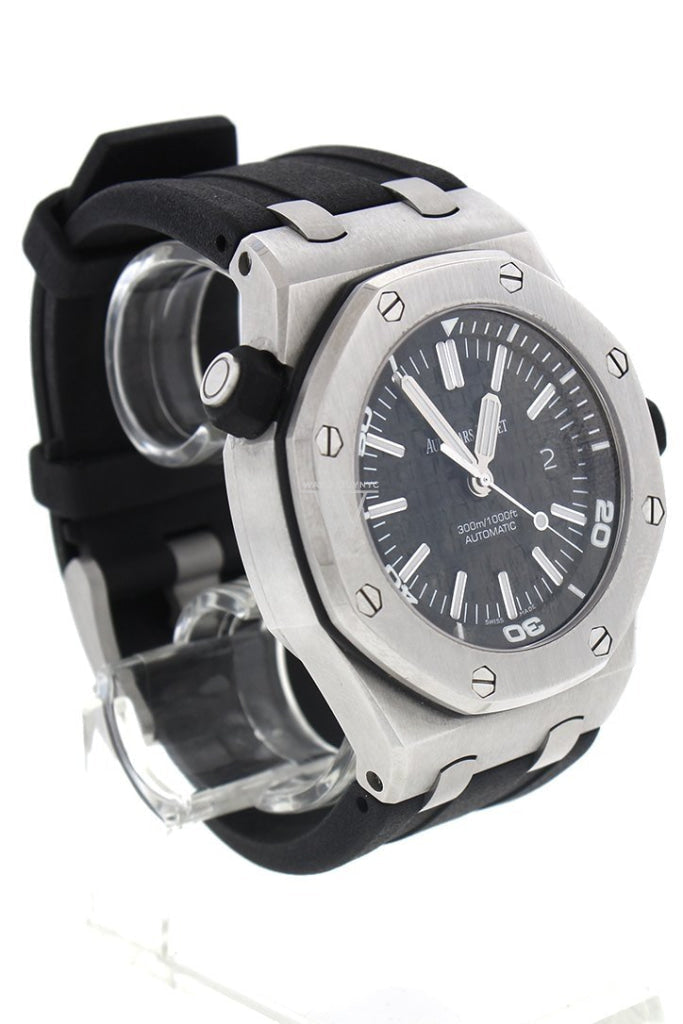 Audemars Piguet Royal Oak Offshore Diver Black Dial Automatic Mens Watch 15703St.oo.a002Ca.01