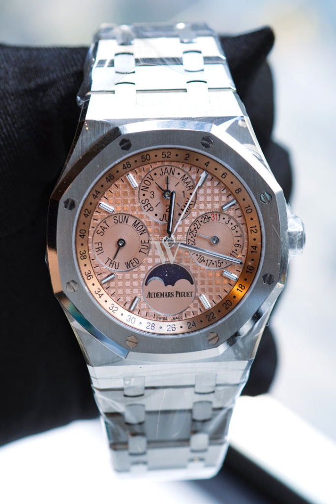 Audemars Piguet Royal Oak 41 Perpetual Calendar Salmon Dial Titanium 26615TI.OO.1220TI.01 DCM