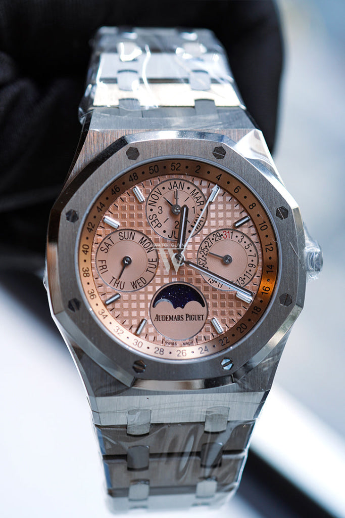 Audemars Piguet Royal Oak 41 Perpetual Calendar Salmon Dial Titanium 26615TI.OO.1220TI.01 DCM