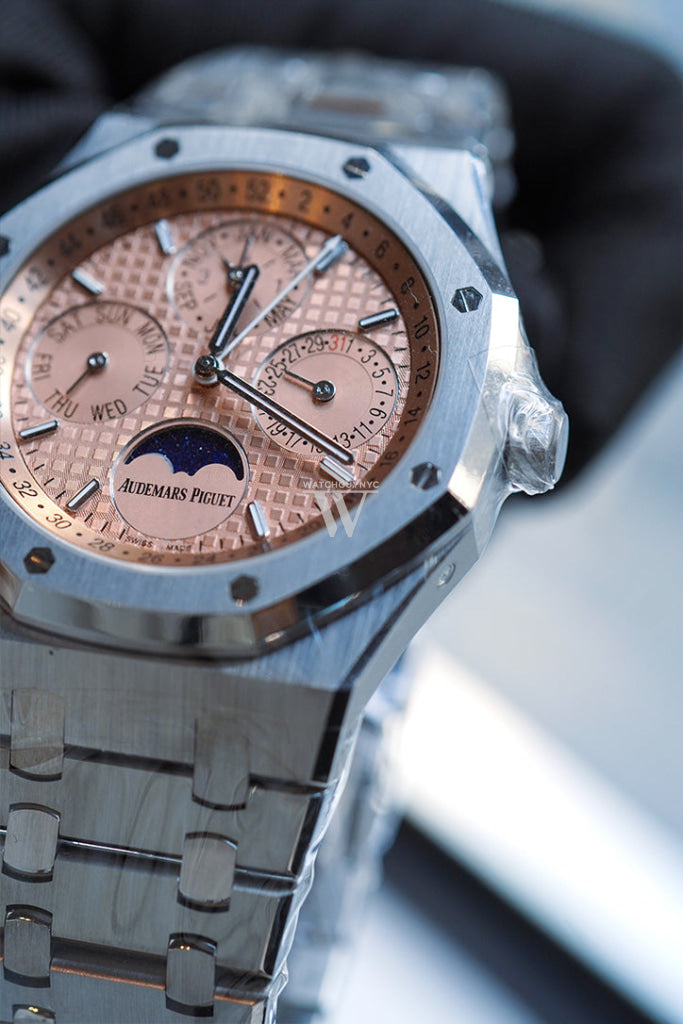 Audemars Piguet Royal Oak 41 Perpetual Calendar Salmon Dial Titanium 26615TI.OO.1220TI.01 DCM