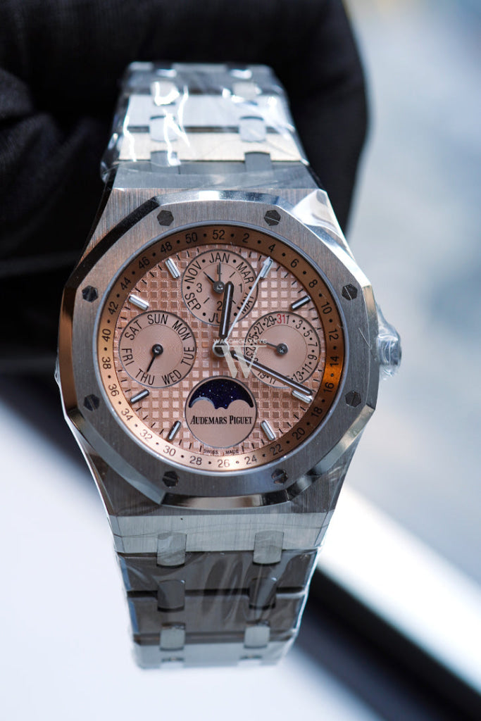 Audemars Piguet Royal Oak 41 Perpetual Calendar Salmon Dial Titanium 26615TI.OO.1220TI.01 DCM