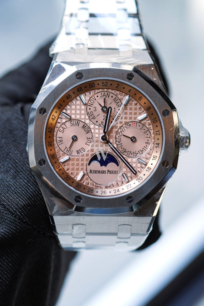 Audemars Piguet Royal Oak 41 Perpetual Calendar Salmon Dial Titanium 26615TI.OO.1220TI.01 DCM