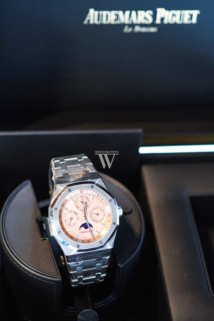 Audemars Piguet Royal Oak 41 Perpetual Calendar Salmon Dial Titanium 26615TI.OO.1220TI.01 DCM