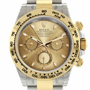 Rolex Cosmograph Daytona Champagne Dial Stainless Steel And Gold Mens Watch 116503