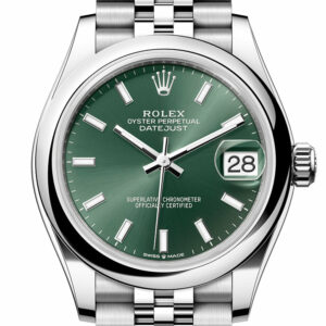 Rolex Datejust 31 Green Dial Jubilee Ladies Watch 278240 278240-0012