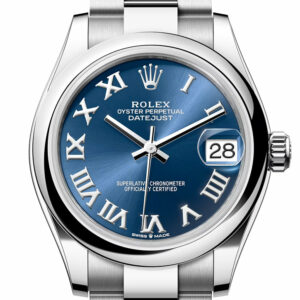 Rolex Datejust 31 Blue Roman Dial Oyster Ladies Watch 278240 278240-0017