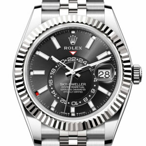 Rolex Sky Dweller 42 Black Dial Oyster Stainless Steel Mens Watch 336934