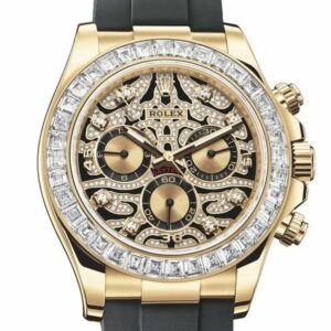 Rolex Cosmograph Daytona Eye Of The Tiger Chronograph Automatic Chronometer Diamond Mens Watch