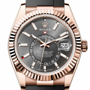 Rolex Sky Dweller 42 Slate Dial Rose Gold Mens Watch 336235