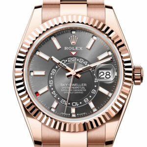 Rolex Sky Dweller 42 Slate Dial Rose Gold Oyster Mens Watch 336935